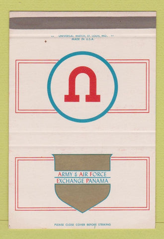 Matchbook Cover - Army Air Force Exchange Panama 40 Strike