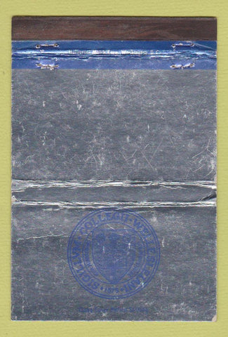 Matchbook Cover - Wellesley College MA WORN 40 Strike