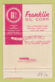 Matchbook Cover - Franklin Oil Bedford OH 40 Strike