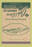 Matchbook Cover - Cash and Carry Lumber Chattanooga TN 40 Strike