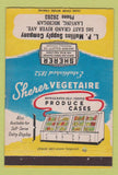 Matchbook Cover - Sherer Refrigerated Cases Lansing MI 40 Strike