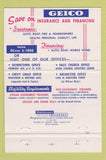 Matchbook Cover - Geico Insurance Financing Washington DC 40 Strike