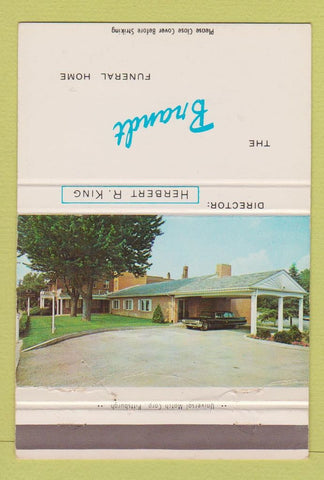Matchbook Cover - Brandt Funeral Home Pittsburgh PA 40 Strike