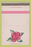 Matchbook Cover - Universal Match Rose 40 Strike
