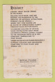 Matchbook Cover - Silver Springs Ocala FL STAINED BACK 40 Strike