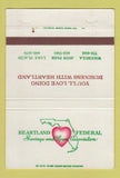 Matchbook Cover - Heartland Federal Savings Loan Wauchula Avon Park FL 40 Strike