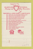Matchbook Cover - Heartland Federal Savings Loan Wauchula Avon Park FL 40 Strike