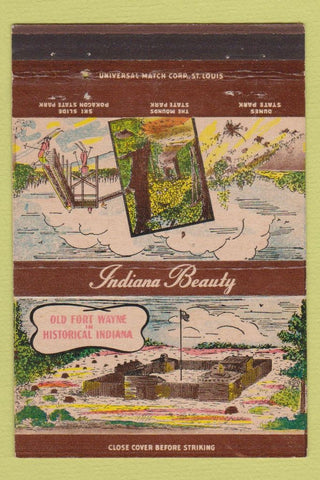 Matchbook Cover - Fort Wayne IN Meyer's Drug Stores Indian 40 Strike