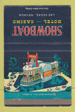 Matchbook Cover - Showboat Hotel Casino Las Vegas NV 40 Strike