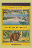 Matchbook Cover - Yellowstone National Park Mule Deer 40 Strike