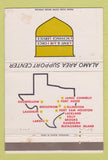 Matchbook Cover - Alamo Area Army Air Force Exchange TX STAINED 40 Strike