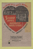 Matchbook Cover - Snyder Bros Midway Drugs ST Paul MN 40 Strike