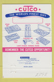 Matchbook Cover - Cutco Knifes Kitchen Tools 40 Strike