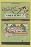 Matchbook Cover - Cypress Lawn Memorial Park Colma CA Funeral 40 Strike