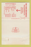 Matchbook Cover - Arkansas Razorbacks Batesville AR 1978 Schedule 40 Strike