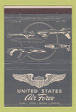 Matchbook Cover - United States Air Force 40 Strike