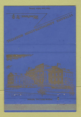 Matchbook Cover - Veterans Administration Hospital Montrose NY 40 Strike