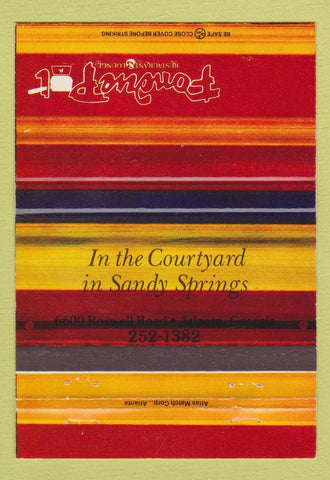 Matchbook Cover - Fondu Pot Restaurant Atlanta GA 40 Strike