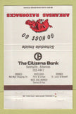 Matchbook Cover - Arkansas Razorbacks Batesville AR 1982 Schedule 40 Strike
