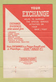 Matchbook Cover - Army Air Force Exchange Southern Command 40 Strike