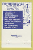 Matchbook Cover - 1st Federal Savings Loan Avon Park Wauchula FL 40 Strike