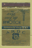 Matchbook Cover - Holloman Air Force Base NM WORN 40 Stick