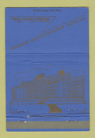 Matchbook Cover - Veterans Administration Hospital Wilkes Barre PA 40 Strike
