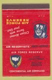 Matchbook Cover - Air Force Reserve 40 Strike