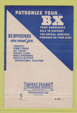 Matchbook Cover - Minot Air Force Base Minot ND WORN 40 Strike