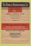 Matchbook Cover - How Ell Dor Howell Doors Philadelphia PA 40 Strike