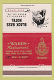 Matchbook Cover - Black Bass Hotel Wards Restaurant Lumberville PA NYC 40 Strike