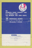 Matchbook Cover - Bermuda Dunes Country Club CA WEAR 40 Strike