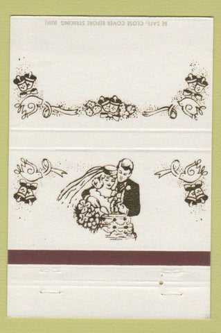Matchbook Cover - Wedding Design NO IMPRINT 40 Strike
