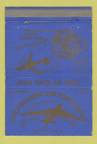 Matchbook Cover - Lockbourne Air Force Base Columbus OH WEAR 40 Strike