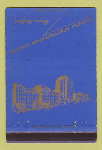 Matchbook Cover - Veterans Administration Hospital Bronx NYC 40 Strike