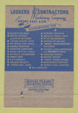 Matchbook Cover - Loggers Contractors Machinery Portland OR tractors 40 Strike