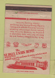 Matchbook Cover - St Paul Union Depot MN WEAR 40 Strike