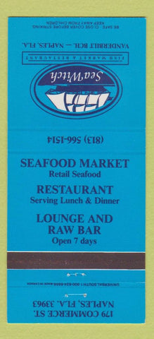 Matchbook Cover - Sea Witch Naples FL restaurant 30 Strike