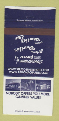 Matchbook Cover - Stratosphere Hotel Casino Las Vegas NV 30 Strike