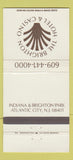 Matchbook Cover - Brighton Hotel Casino Atlantic City NJ 30 Strike