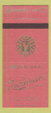 Matchbook Cover - Kashmiri Ambassador Resort Minneapolis MN WEAR 30 Strike