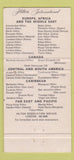 Matchbook Cover - London Hilton Paris 30 Strike GREEN