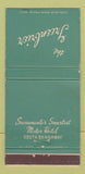 Matchbook Cover - Greenbrier Motor Hotel Sacramento CA WORN 30 Strike