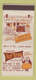 Matchbook Cover - Sam's Hof Brau Sacramento CA 21 Strike Feature