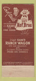 Matchbook Cover - Sam's Hof Brau Sacramento CA 21 Strike Feature