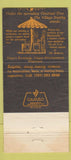Matchbook Cover - Oak Manor Bellows Fargo ND 30 Strike