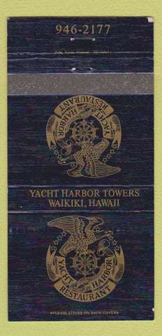Matchbook Cover - Yacht Harbor Restaurant Waikiki Hawaii 30 Strike