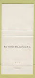 Matchbook Cover - Legends Group Golf Myrtle Beach SC 30 Strike