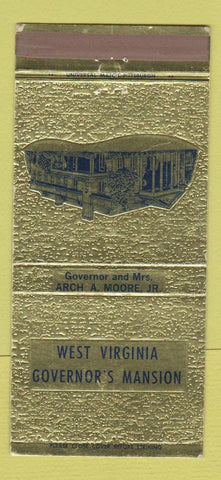 Matchbook Cover - Arch Moore Governor WV West Virginia 30 Strike