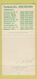 Matchbook Cover - Mitchell Bros Trucking Portland OR 30 Strike